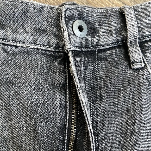 G-Star Raw Deck Ultra Wide Leg High Kara Faded Black Denim Jeans Size 27/30 - Picture 4 of 11